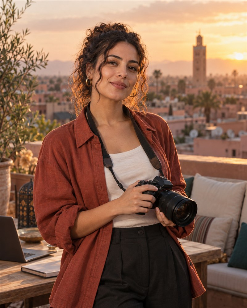 Leila Chraibi, photographe et créatrice de contenus